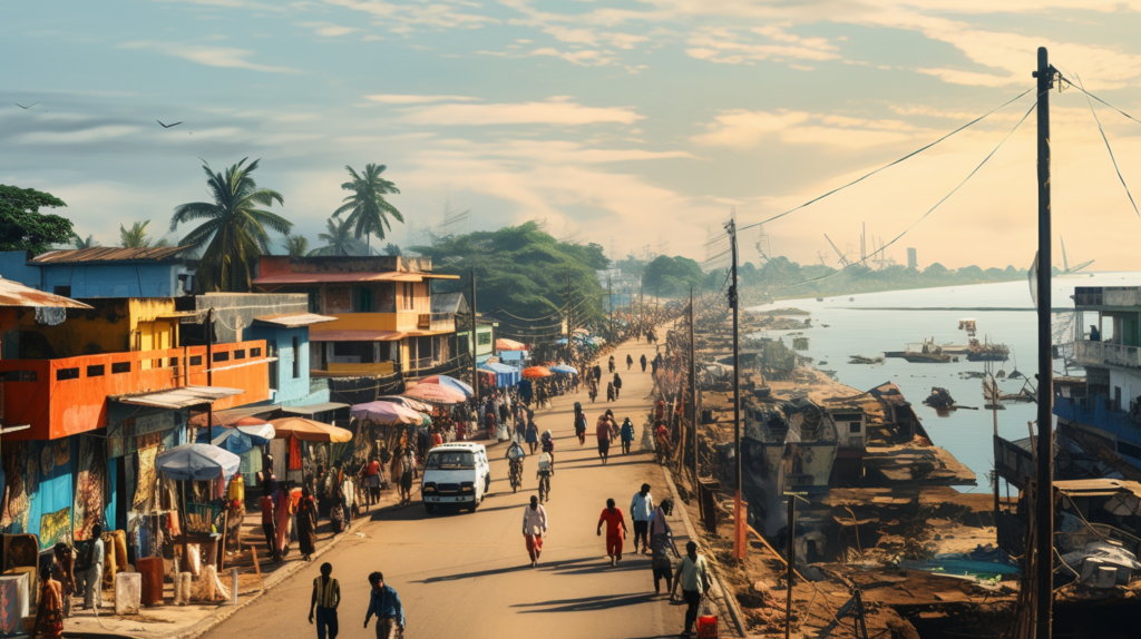 Photo de la ville de Negombo au Sri-Lanka
