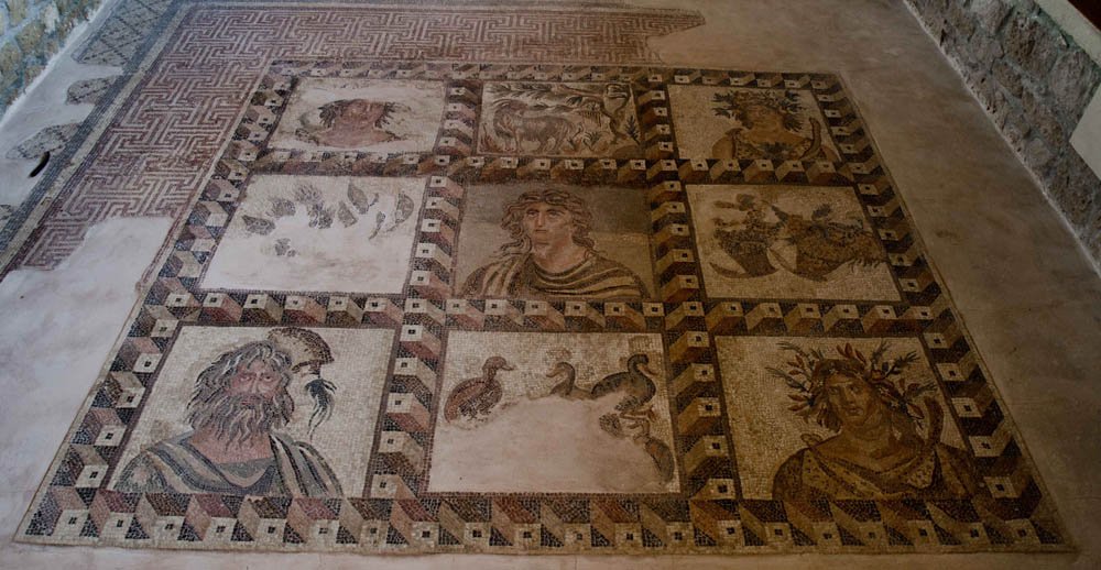 mosaïques romaines classées à l’UNESCO de Paphos